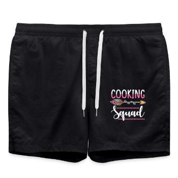 Koch Gruppe - Badeshorts - Schwarz - Vorne - AI Model Male 185 light (185cm)