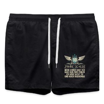 Realschule bestanden Realschulabschluss 2022 - Badeshorts - Schwarz - Vorne - AI Model Male 185 light (185cm)