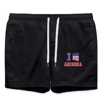 Arizona USA J’adore Albama - Short de bain - noir - Devant - AI Model Male 185 light (185cm)