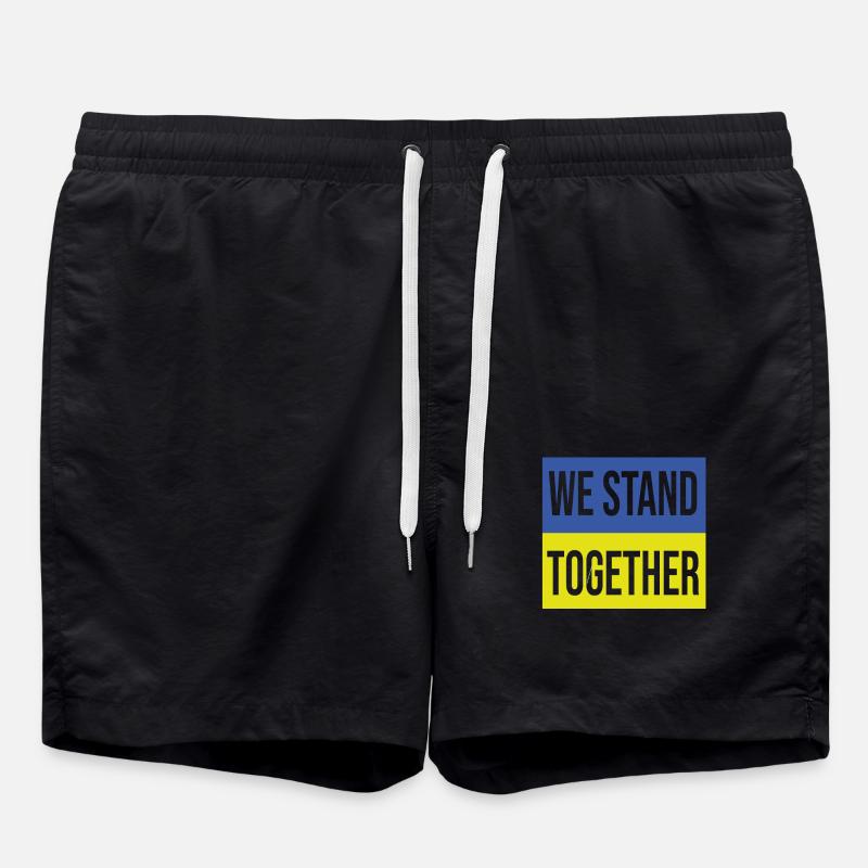 Ukraine Nous sommes ensemble - Short de bain - noir
