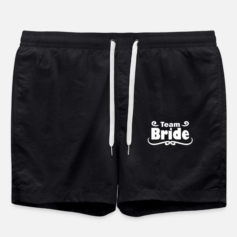 Team Bride - Swim Trunks - black
