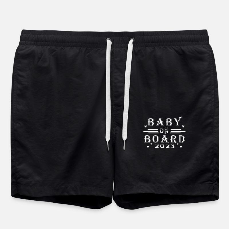 Grossesse Bébé enceinte 2023 - Short de bain - noir