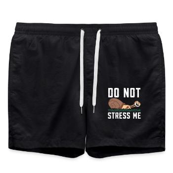 Ne me faites pas de vêtements Stress Runner Marathon - Short de bain - noir - Devant - AI Model Male 185 light (185cm)