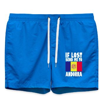 Dicton du drapeau d’Andorre - Short de bain - cobalt blue - Devant