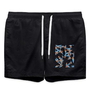 Cartable - Short de bain - noir - Devant - AI Model Male 185 light (185cm)