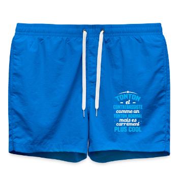 Tonton et Contrebassiste comme un tonton normal - Short de bain - cobalt blue - Devant