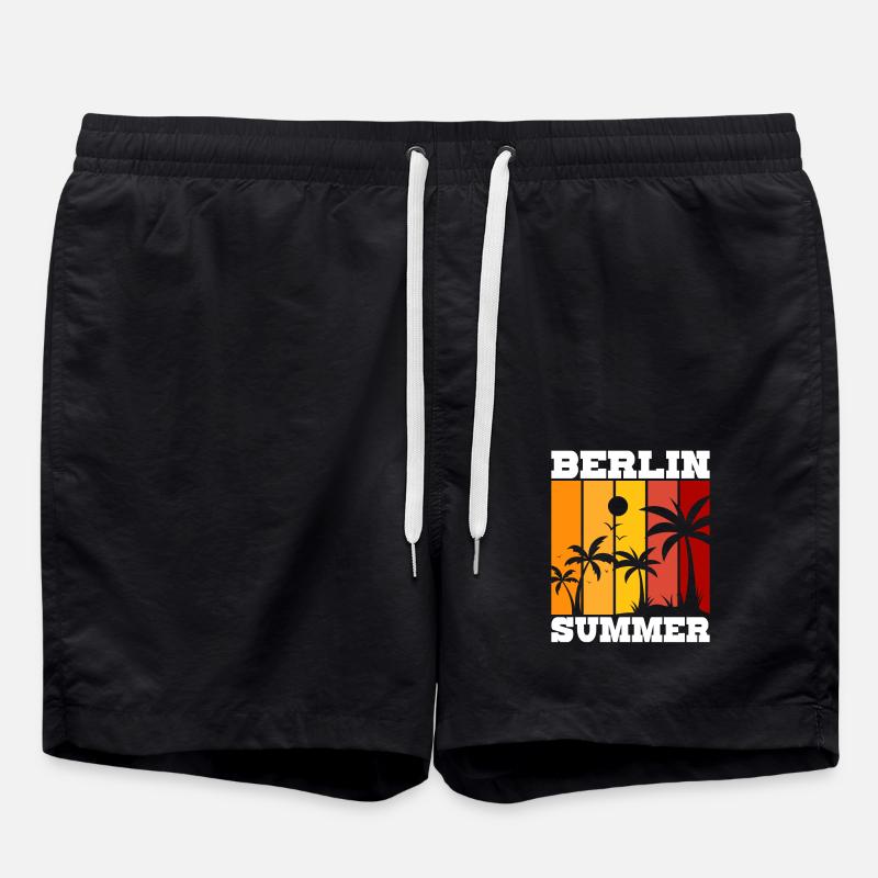 Berlin Été - Short de bain - noir