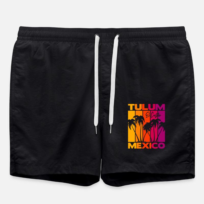 Tulum El Castillo Mexique - Short de bain - noir
