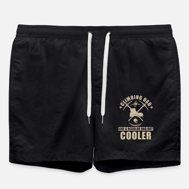 Papa Kletterer - Badeshorts - Schwarz