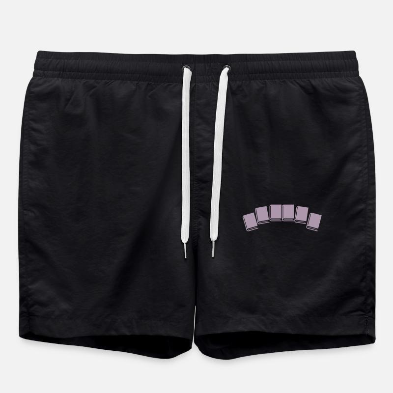 Read book books - Swim Trunks - black