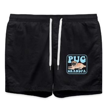 Carlin Grand-père Propriétaire de chien Chien Papa Cadeau - Short de bain - noir - Devant - AI Model Male 185 light (185cm)