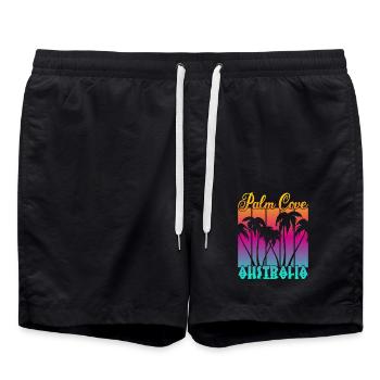 Palm Cove Australie - Short de bain - noir - Devant - AI Model Male 185 light (185cm)
