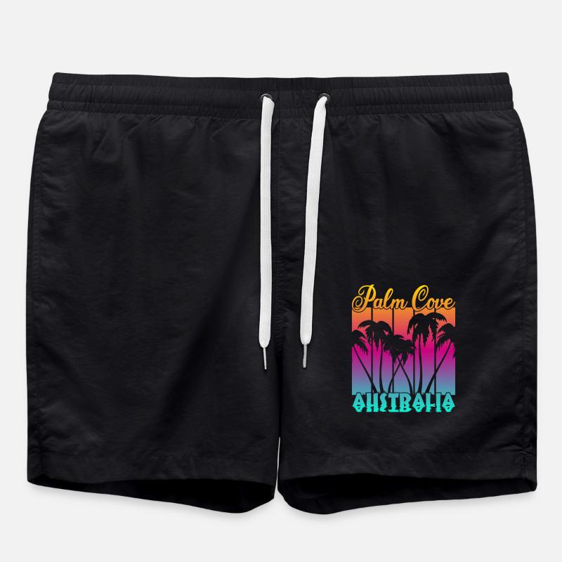 Palm Cove Australia - Badeshorts - Schwarz
