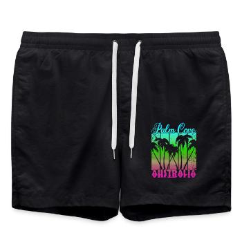 Palm Cove Australie - Short de bain - noir - Devant - AI Model Male 185 light (185cm)