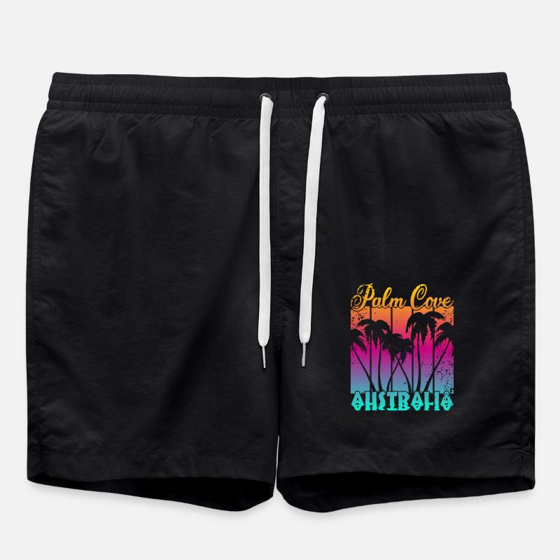 Palm Cove Australia - Swim Trunks - black
