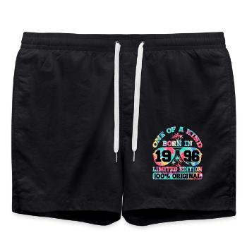 Einzigartig Geboren 1996 Limitierte Auflage - Badeshorts - Schwarz - Vorne - AI Model Male 185 light (185cm)