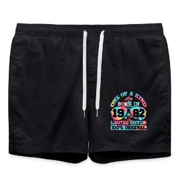 Unique Born 1982 Édition Limitée - Short de bain - noir - Devant - AI Model Male 185 light (185cm)