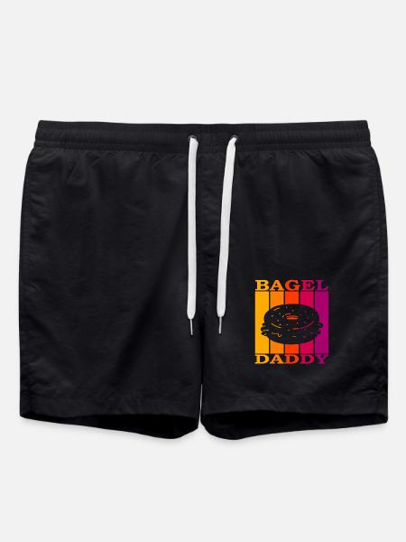 Bagel Daddy - Badeshorts - Schwarz