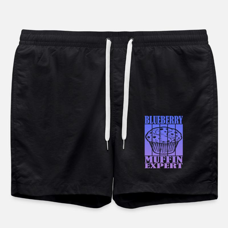 Blueberry Muffin Expert - Badeshorts - Schwarz