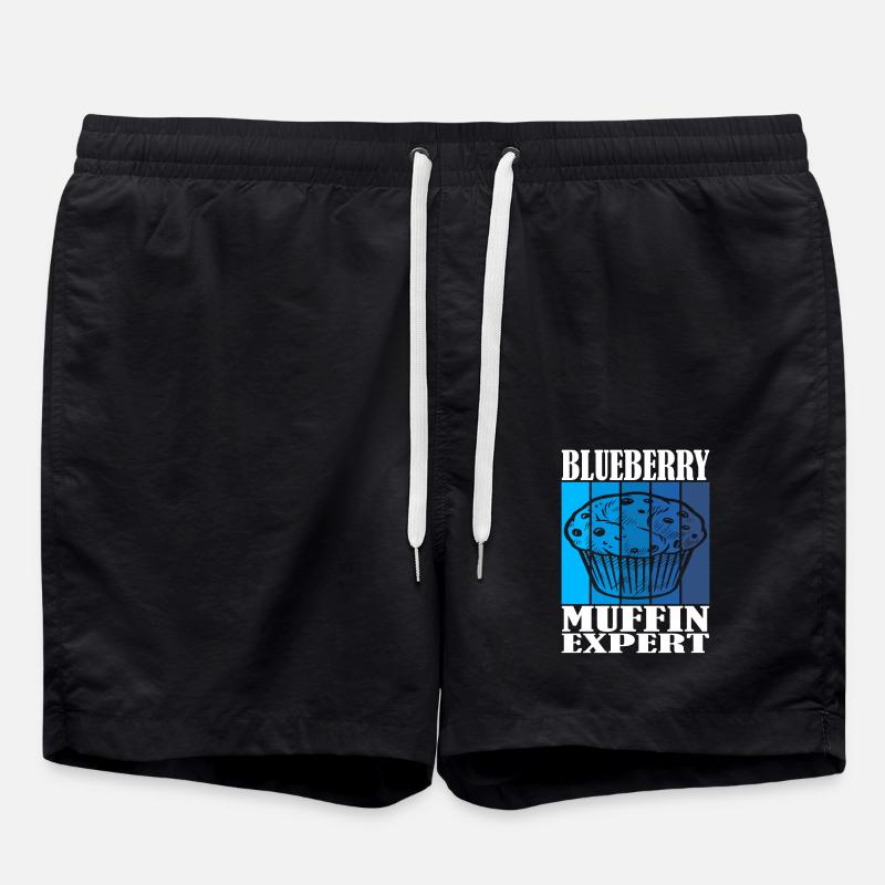 Blueberry Muffin Expert - Swim Trunks - black