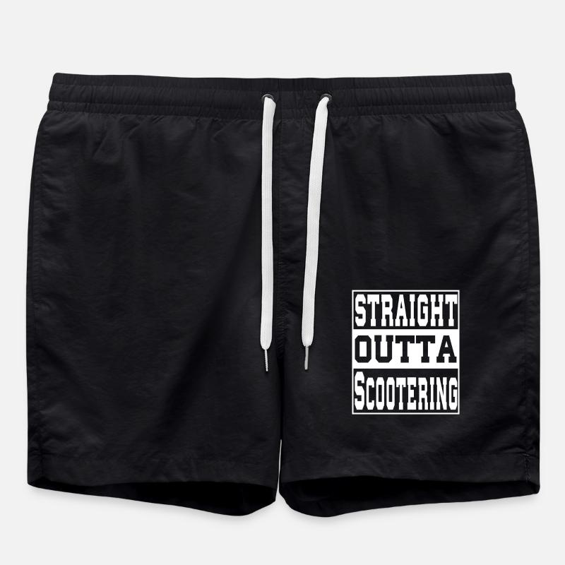 Scootering disant drôle - Short de bain - noir