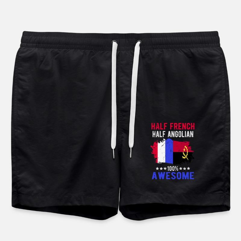 Moitié Français moitié Angolier - Short de bain - noir