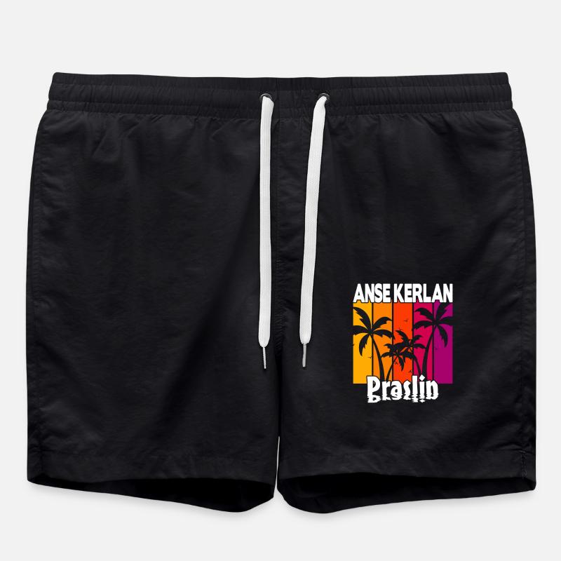 Anse Kerlan Praslin - Swim Trunks - black