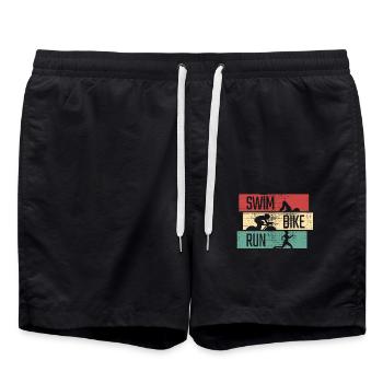 Swim Bike Run - Short de bain - noir - Devant - AI Model Male 185 light (185cm)