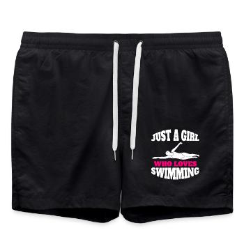 Nageuse Fille Maman Nageuse Nageuse - Short de bain - noir - Devant - AI Model Male 185 light (185cm)
