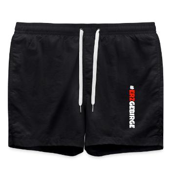 Arzgebirg mei Haamit - Badeshorts - Schwarz - Vorne - AI Model Male 185 light (185cm)