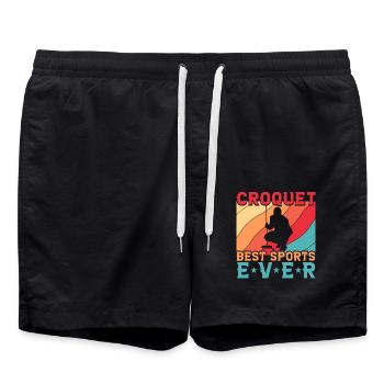 Croquetbest Sports Jamais - Short de bain - noir - Devant - AI Model Male 185 light (185cm)
