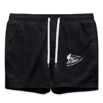 Légende du pilote Jet SKi née en septembre - Short de bain - noir - Devant - AI Model Male 185 light (185cm)