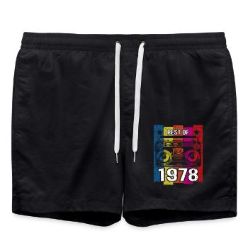 Meilleur de 1978 Stéréo Radio Cassette Player - Short de bain - noir - Devant - AI Model Male 185 light (185cm)