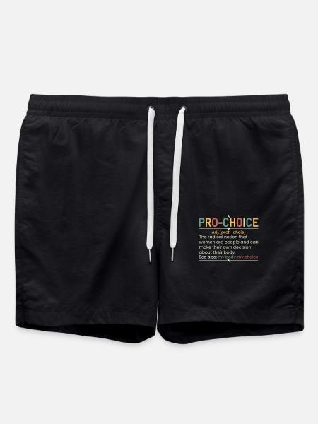 A Funny Definition Of Pro-Choice - Swim Trunks - black