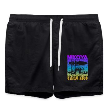 Nikoya Costa Rica - Badeshorts - Schwarz - Vorne - AI Model Male 185 light (185cm)