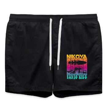 Nikoya Costa Rica - Badeshorts - Schwarz - Vorne - AI Model Male 185 light (185cm)