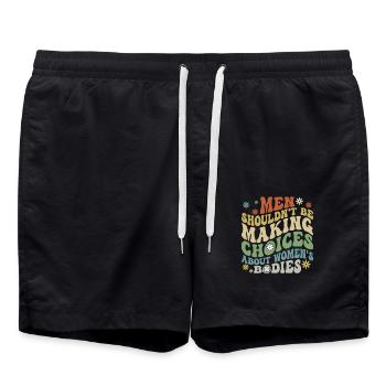 Feministischer Feminismus Woman Equality Geschenkidee - Badeshorts - Schwarz - Vorne - AI Model Male 185 light (185cm)