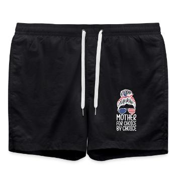Mutter für Wahl durch Wahl - Badeshorts - Schwarz - Vorne - AI Model Male 185 light (185cm)