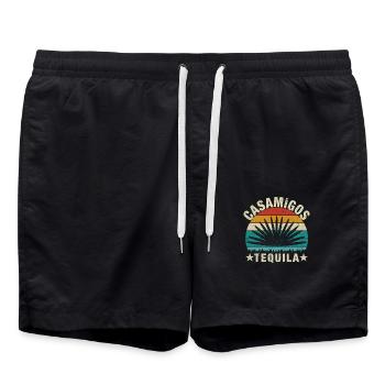 Tequila Casamigos - Badeshorts - Schwarz - Vorne - AI Model Male 185 light (185cm)