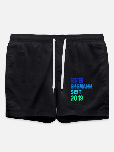 Bester Ehemann seit 2019 - Badeshorts - Schwarz