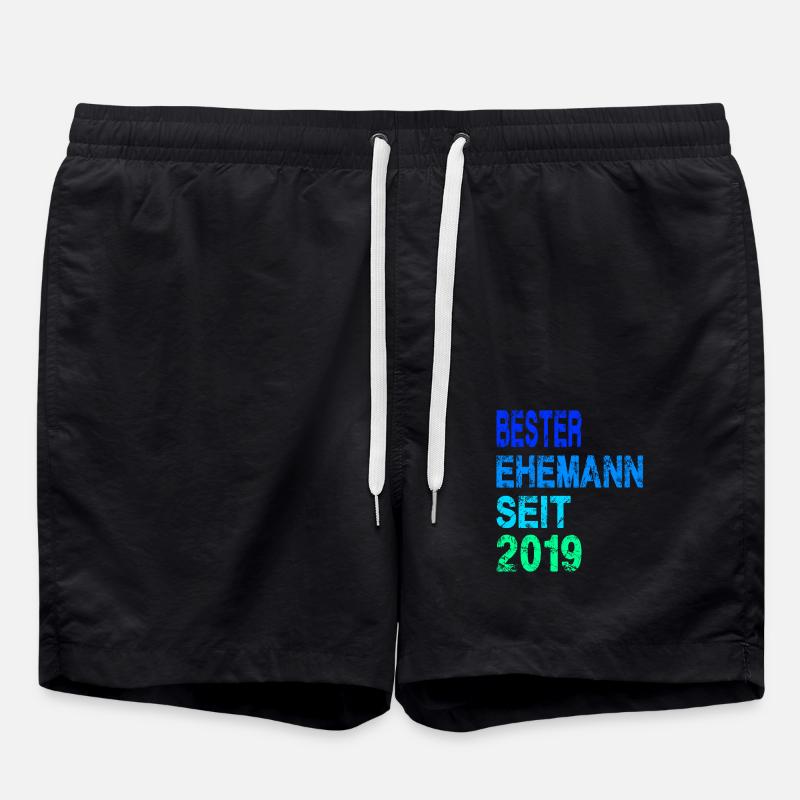Bester Ehemann seit 2019 - Badeshorts - Schwarz