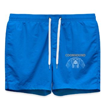 Coonhound Chien Propriétaire de chien Propriétaire de chien Cadeau - Short de bain - cobalt blue - Devant