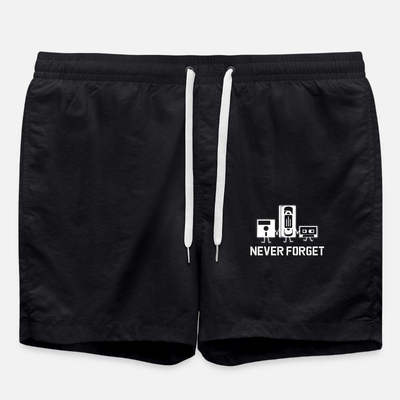 Never forget - Swim Trunks - black
