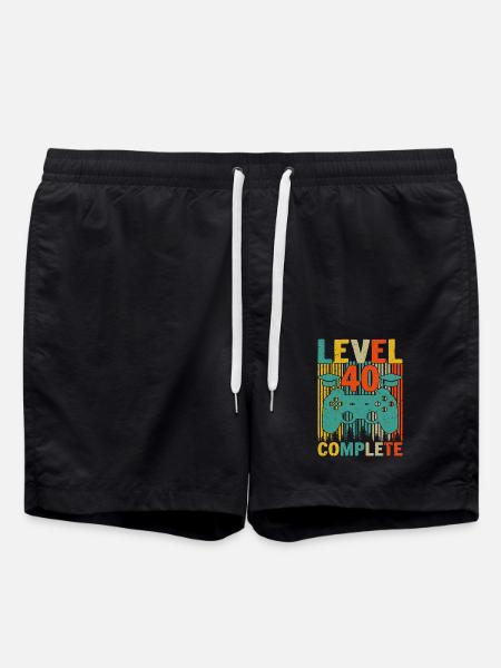 Level 40 Completed - Swim Trunks - black