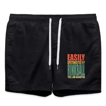 Rinkball dit drôle - Short de bain - noir - Devant - AI Model Male 185 light (185cm)