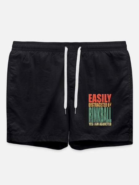 Rinkball dit drôle - Short de bain - noir