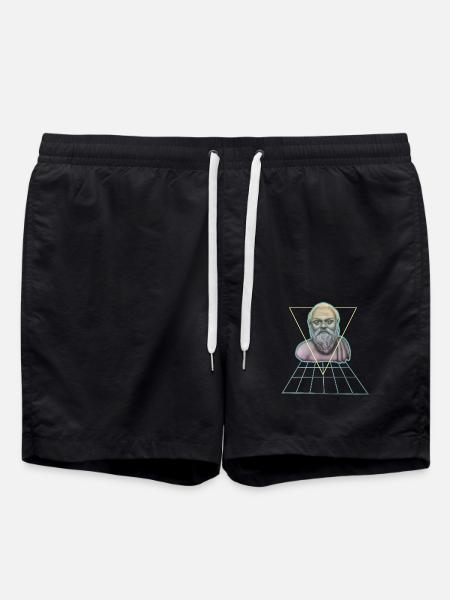 Socrates Greek Philosopher Modern - Swim Trunks - black