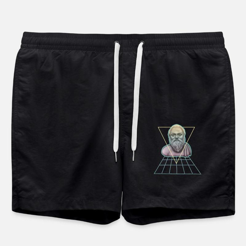 Socrate Philosophe grec moderne - Short de bain - noir