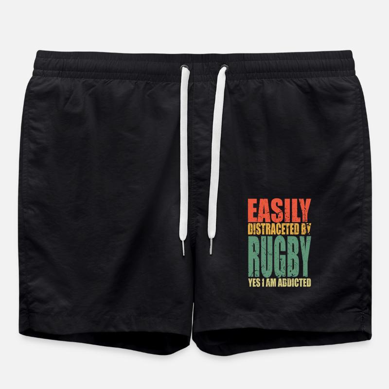 Rugby drôle - Short de bain - noir