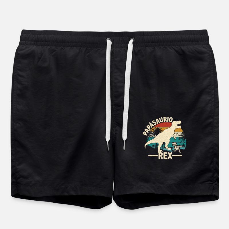 Papàsaurio Rex - Short de bain - noir